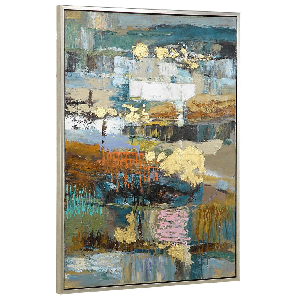 Fiesta Hand Painted Canvas - Bombay Mercantile