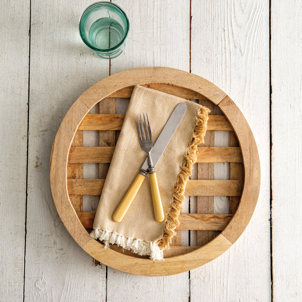 Wood Charger Plate - Bombay Mercantile