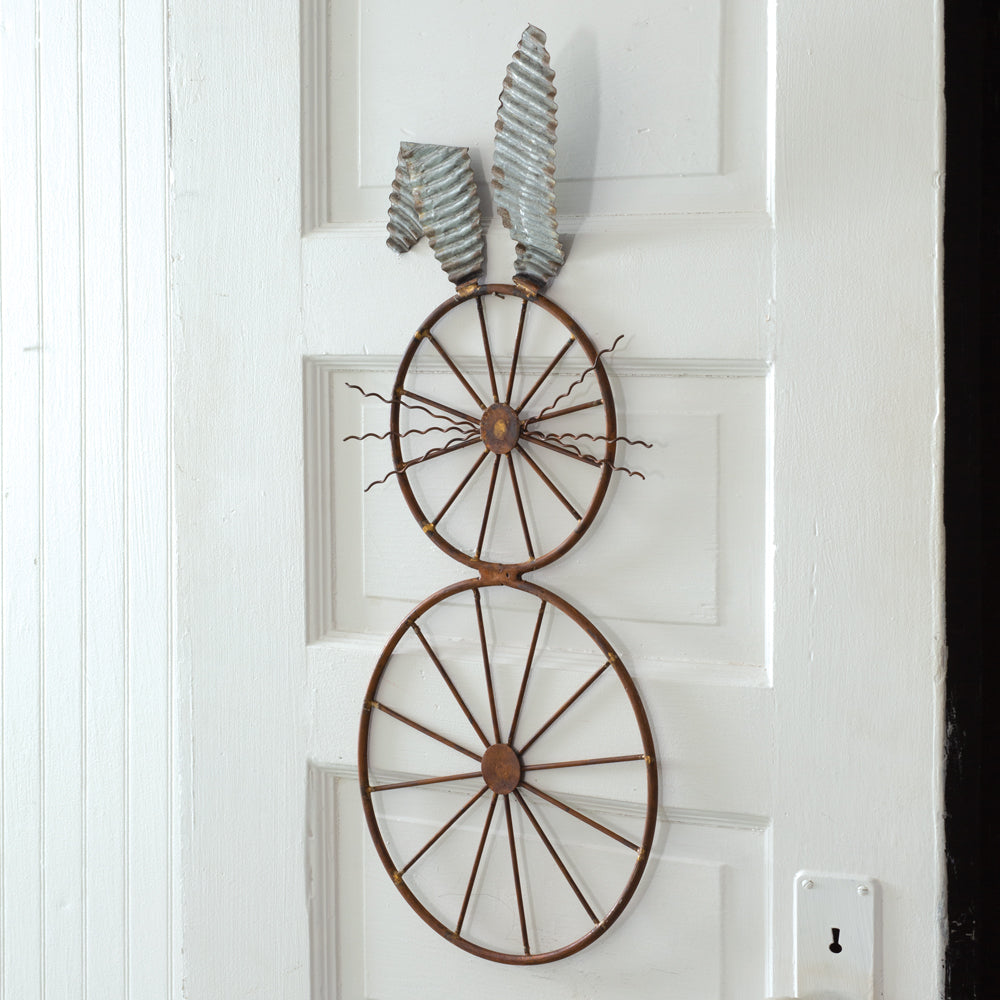 Bunny Wheel Wall Decor - Bombay Mercantile