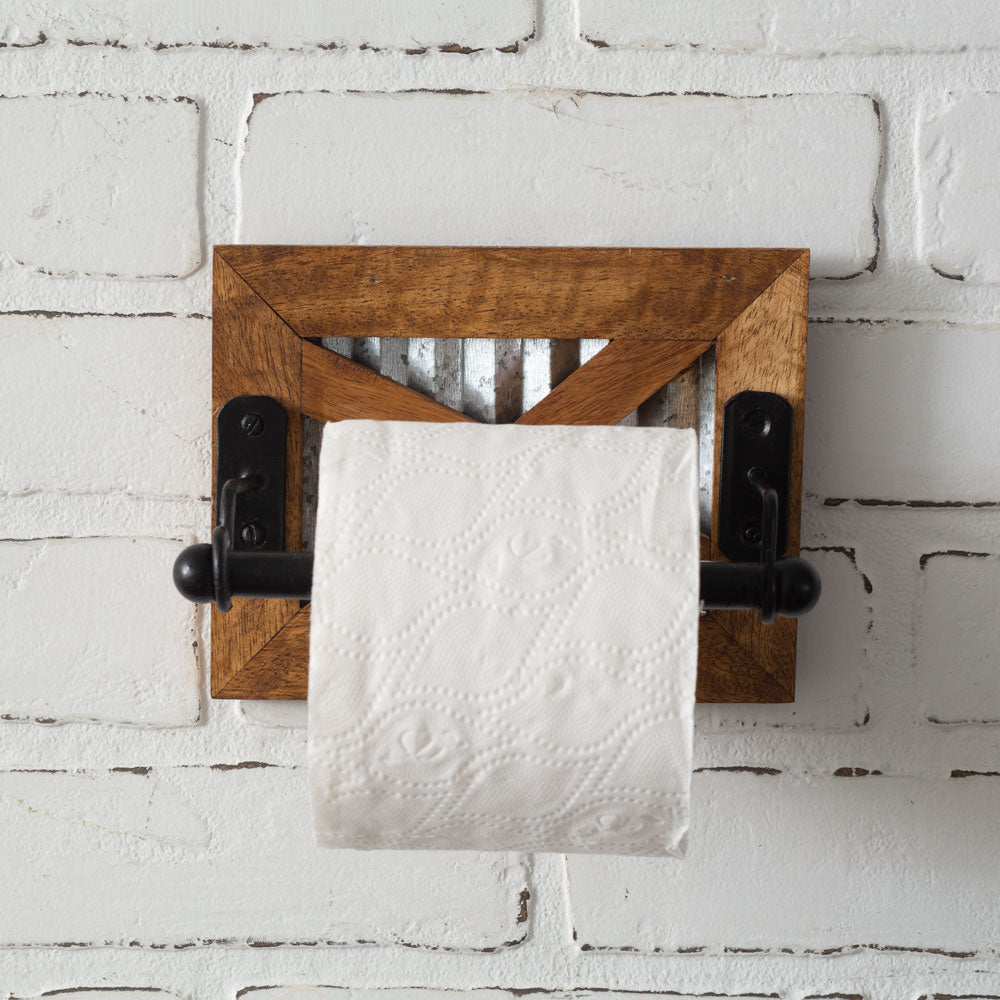 Barn Door Toilet Paper Holder - Bombay Mercantile