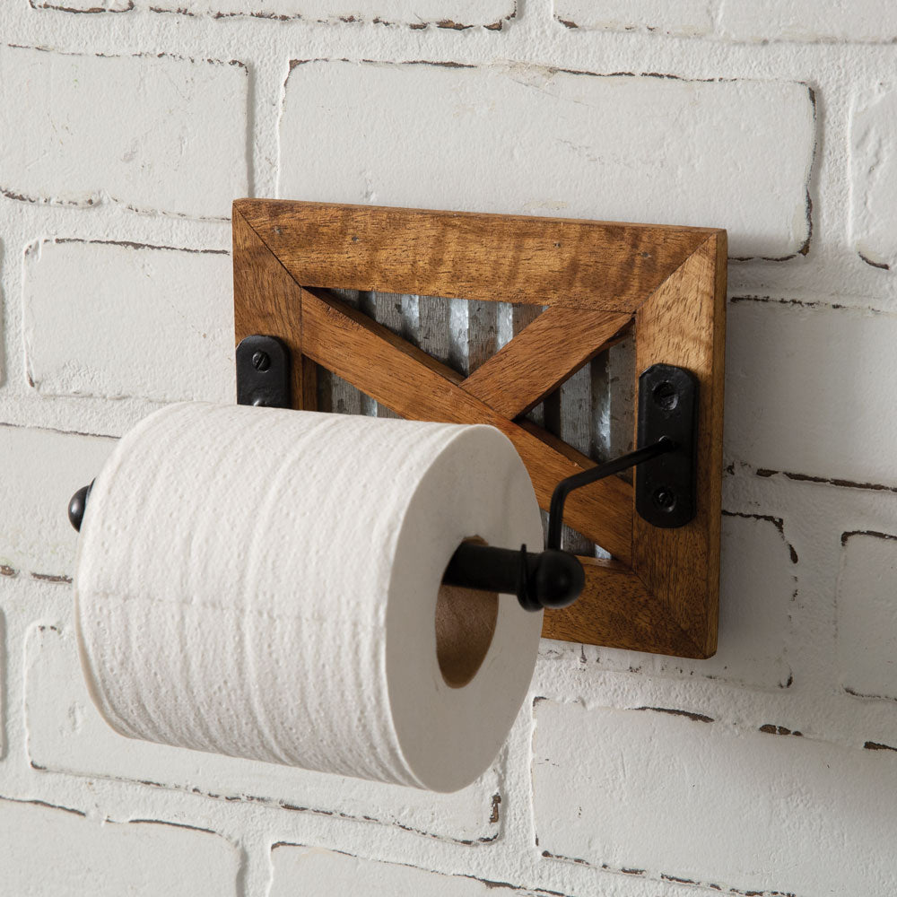 Barn Door Toilet Paper Holder - Bombay Mercantile