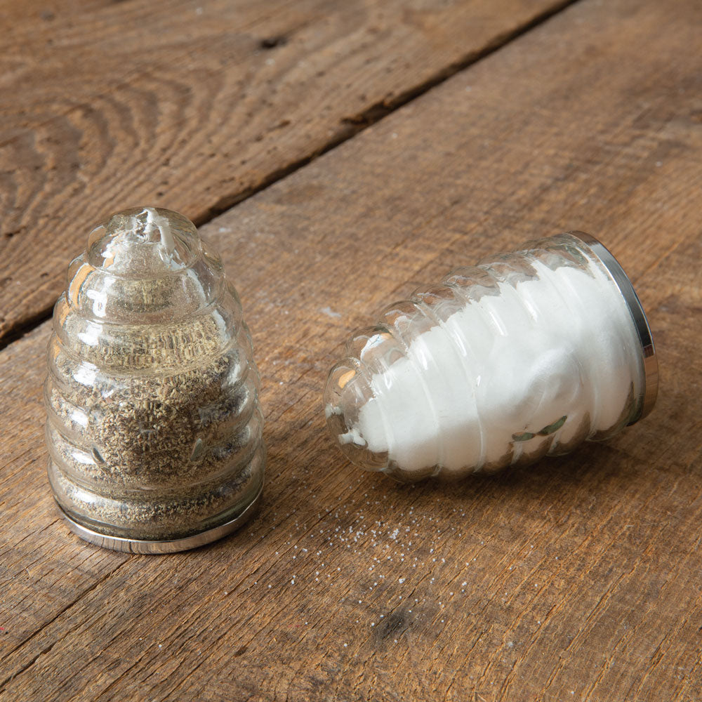 Set of Honey Hive Salt and Pepper Shakers - Box of 2 - Bombay Mercantile
