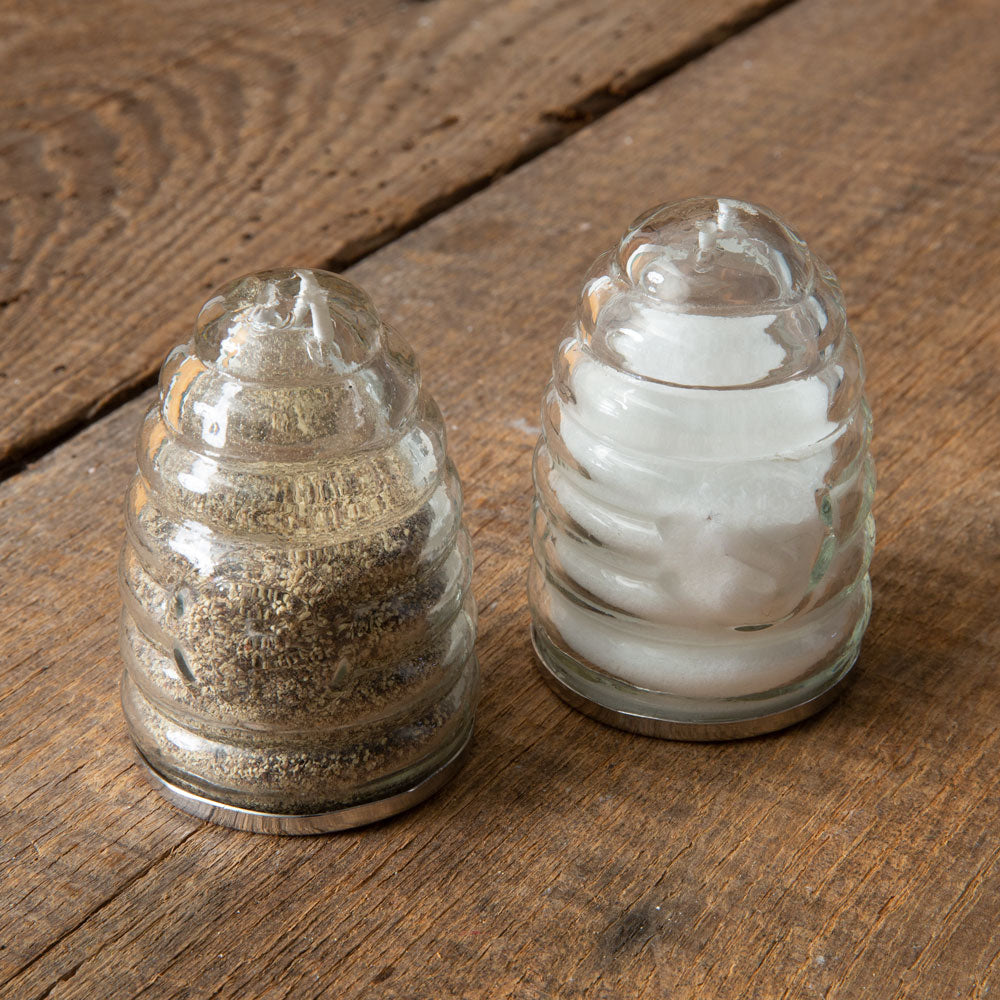 Set of Honey Hive Salt and Pepper Shakers - Box of 2 - Bombay Mercantile