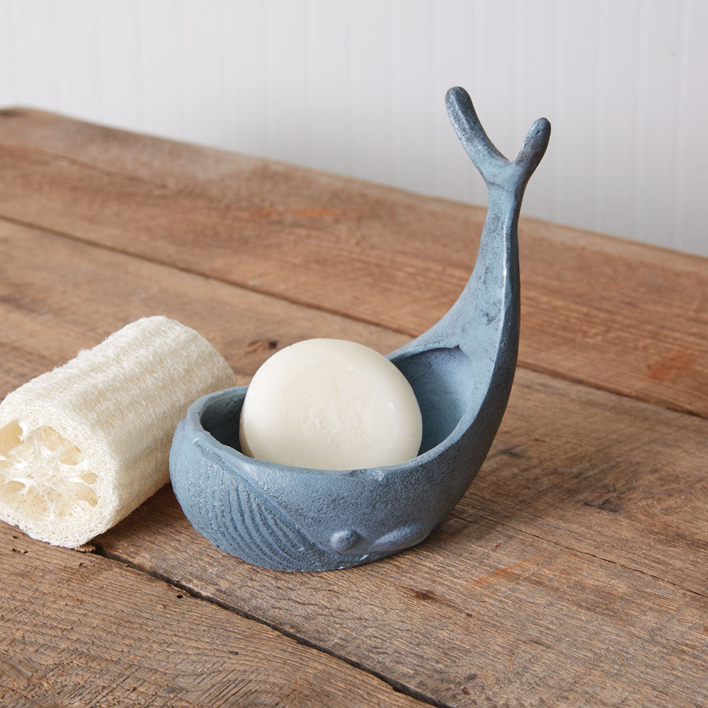 Cast Iron Whale Soap Dish - Bombay Mercantile