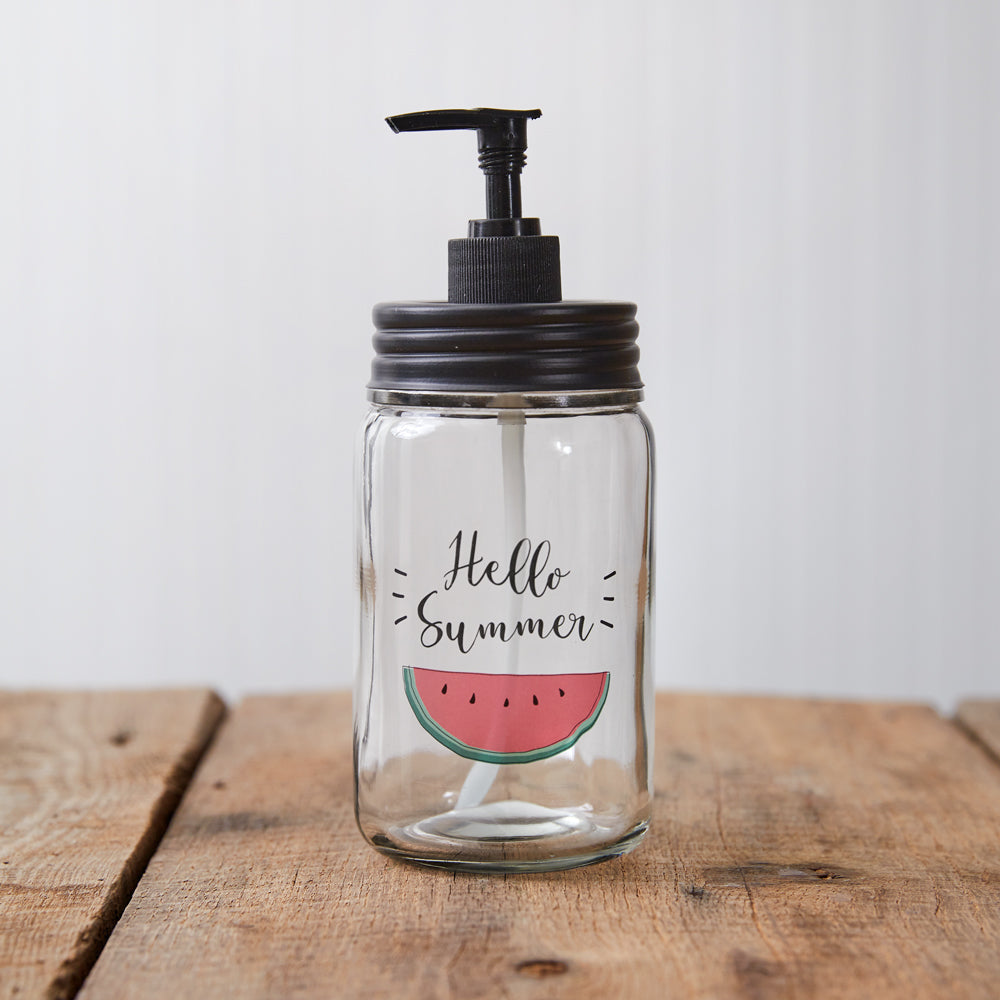 Hello Summer Soap Dispenser - Bombay Mercantile