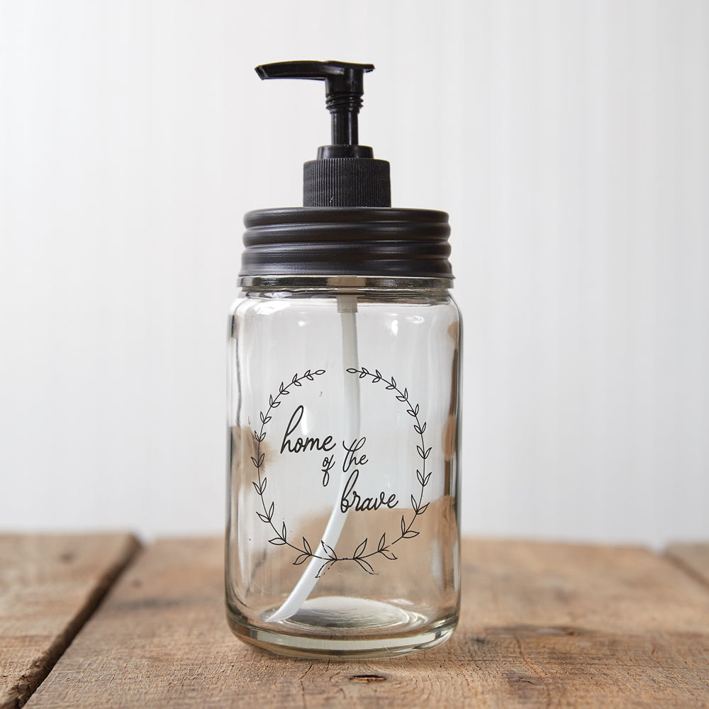 Home Of The Brave Soap Dispenser - Bombay Mercantile