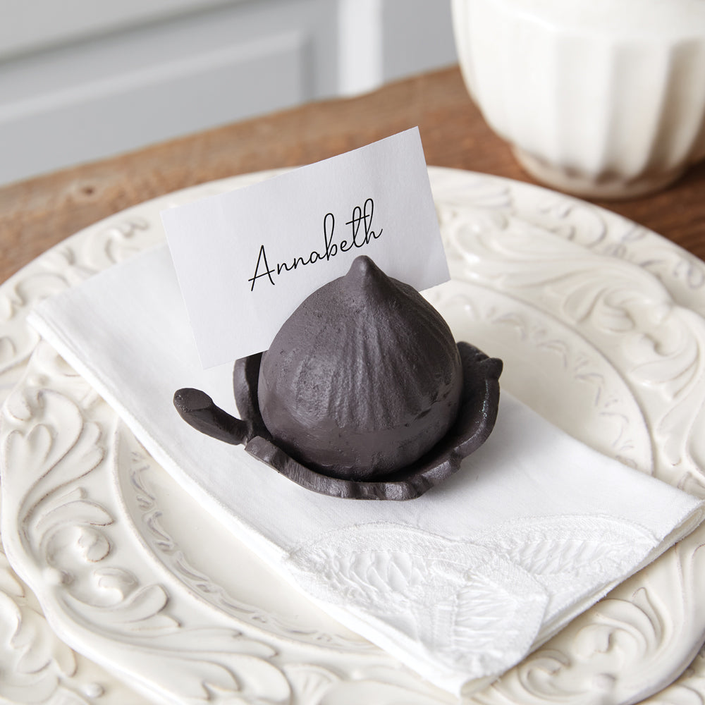Fig and Leaf Place Card Holder - Bombay Mercantile