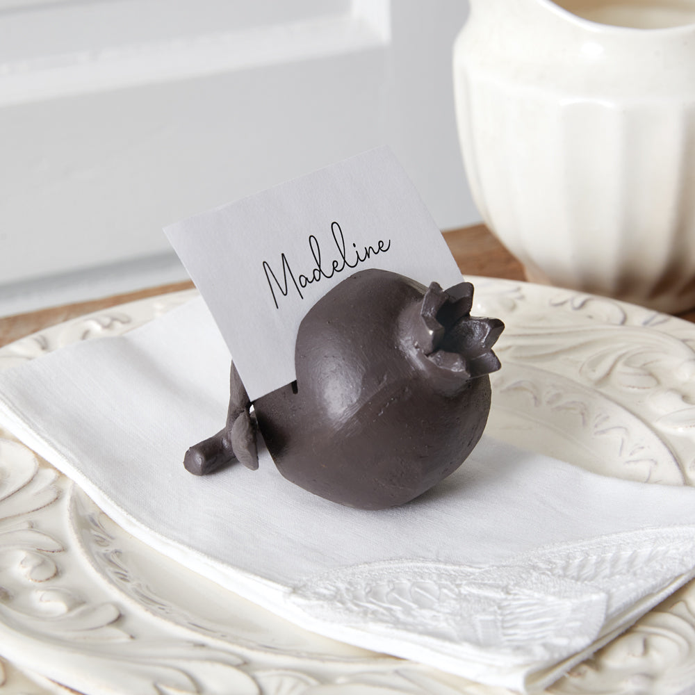 Pomegranate Place Card Holder - Box of 2 - Bombay Mercantile