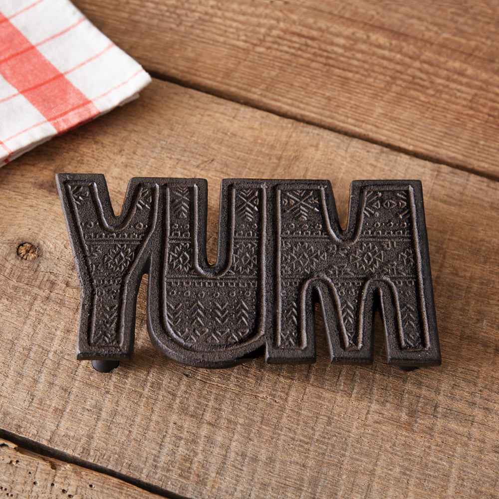 Yum Cast Iron Trivet - Bombay Mercantile