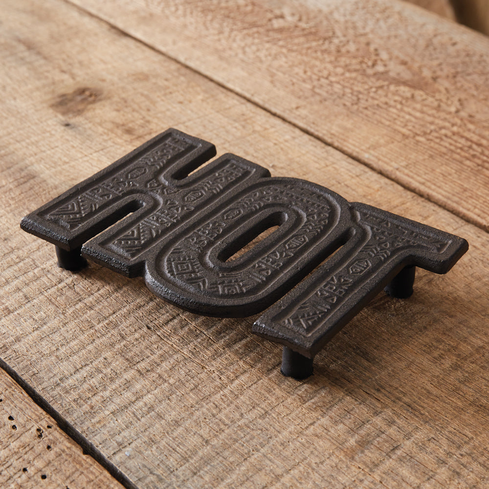 Hot Cast Iron Trivet - Bombay Mercantile