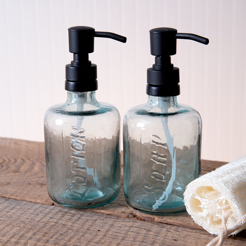 Glass Soap Dispenser - Bombay Mercantile
