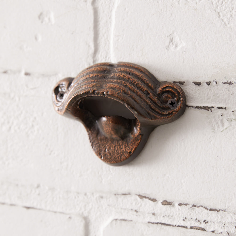 Mustache Wall Mounted Bottle Opener - Box of 2 - Bombay Mercantile