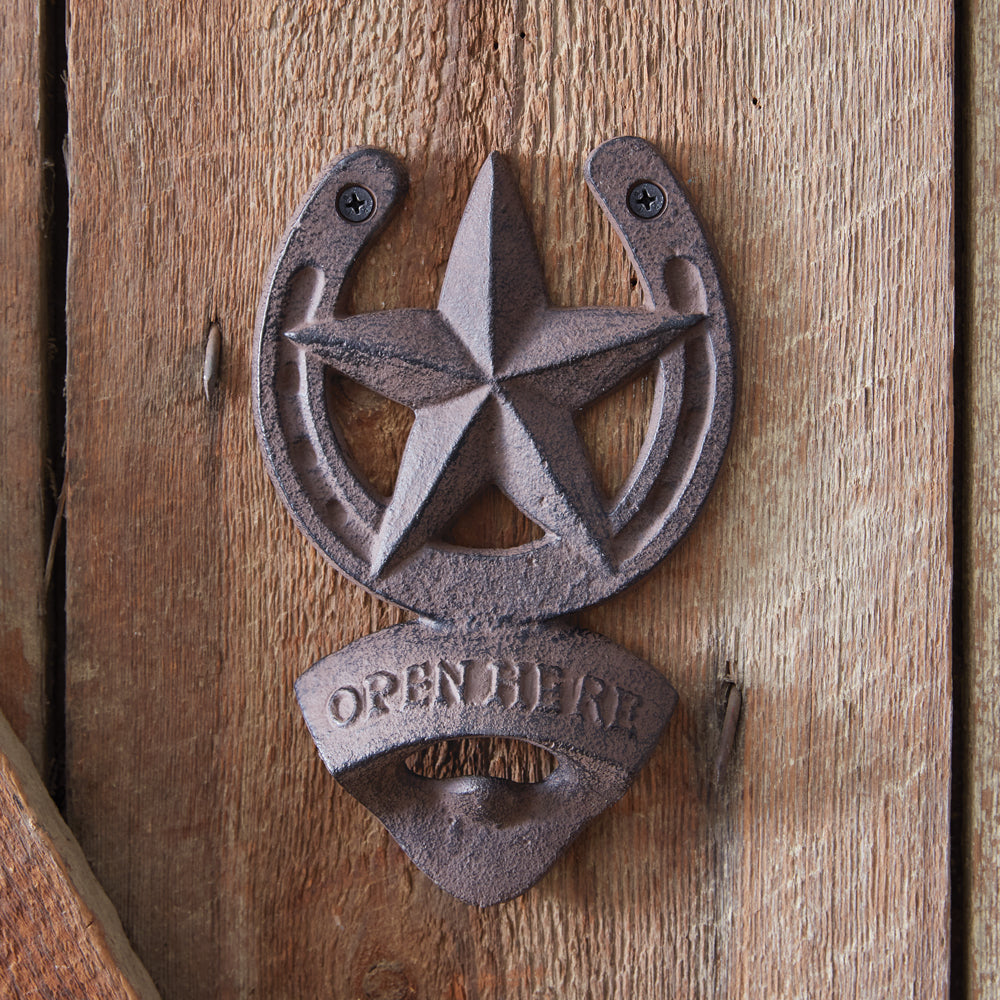 Western Wall Mounted Bottle Opener - Box of 2 - Bombay Mercantile