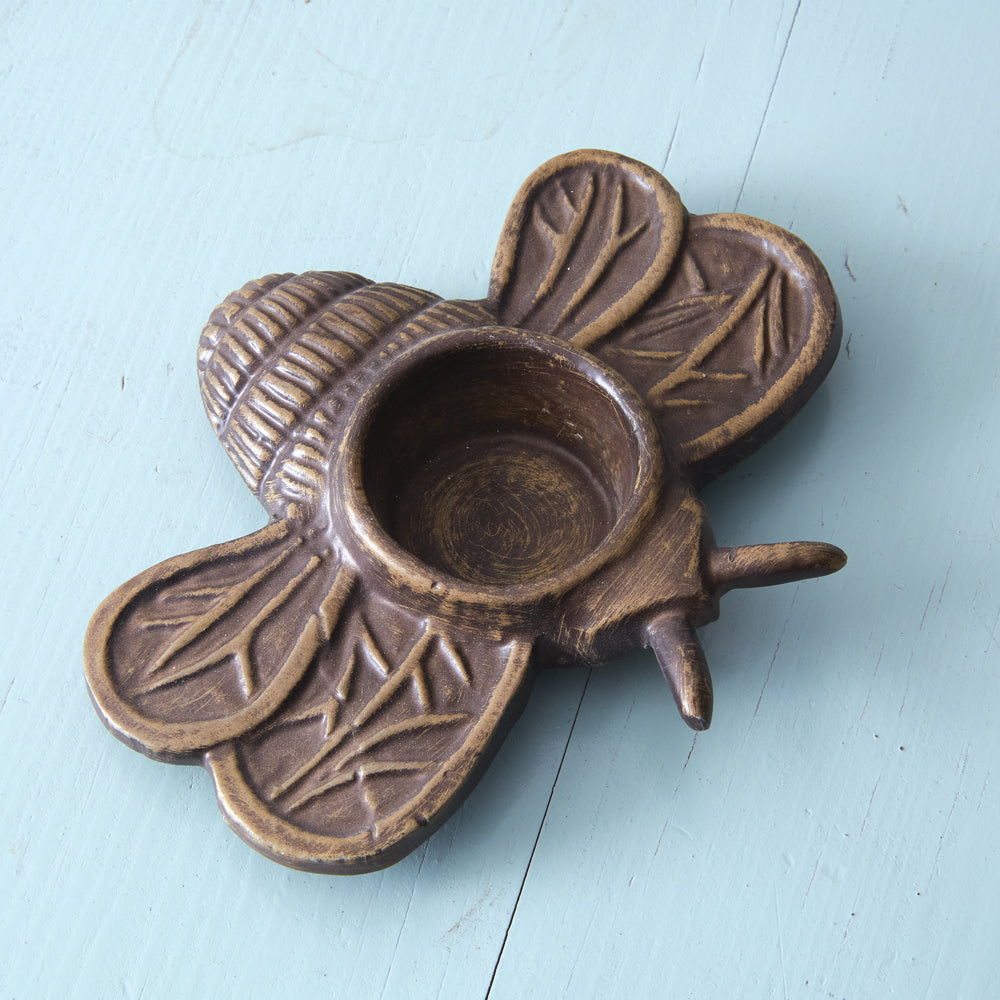 Bee Tealight Holder - Box of 2 - Bombay Mercantile