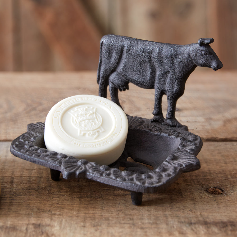 Cast Iron Cow Soap Dish - Bombay Mercantile