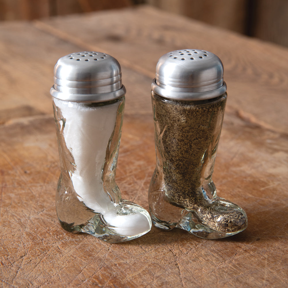 Cowboy Salt Pepper and Napkin Caddy - Bombay Mercantile