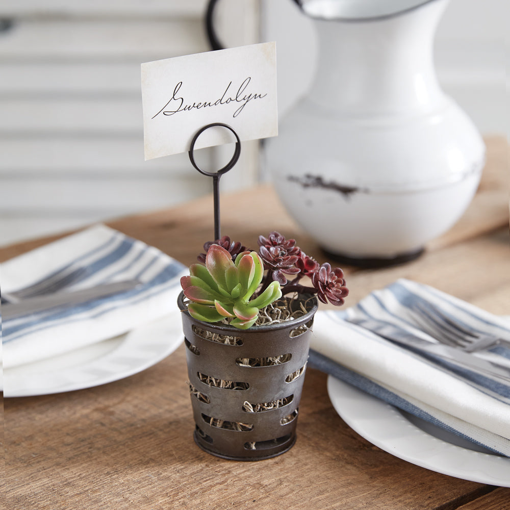 Olive Bin Place Card Holder - Box of 4 - Bombay Mercantile