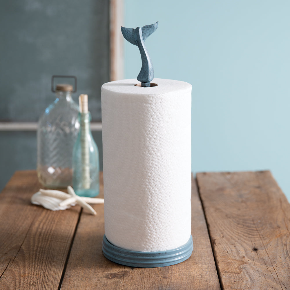 Whale Fluke Paper Towel Holder - Bombay Mercantile