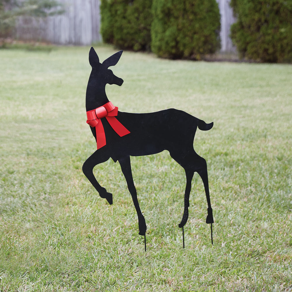 Holiday Doe Garden Stake - Bombay Mercantile