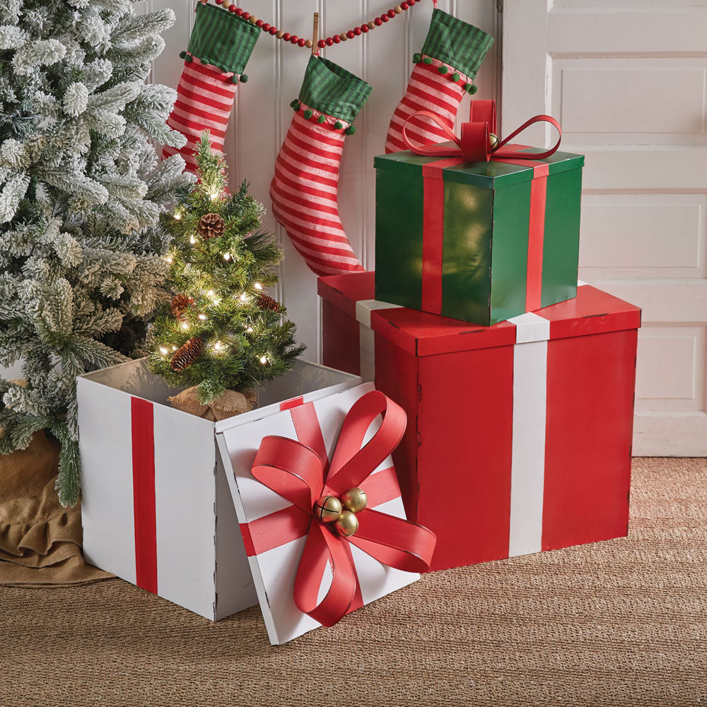 Set of Three Oversized Gift Boxes - Bombay Mercantile