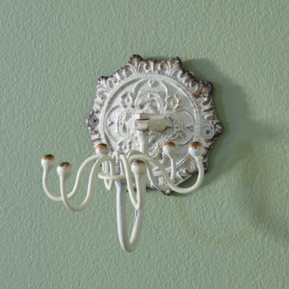 French Cottage Spinning Wall Hook - Box of 2 - Bombay Mercantile