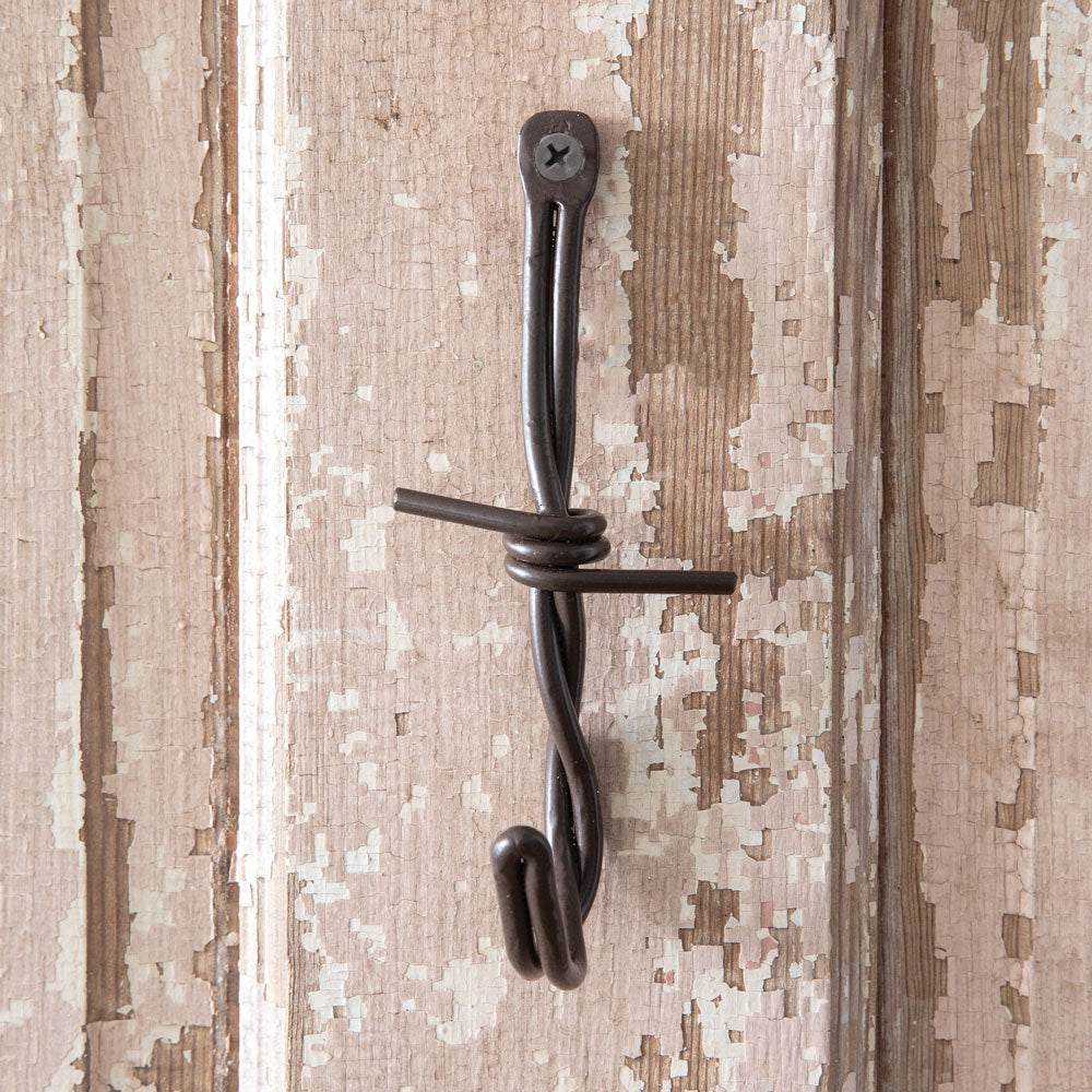Barbed Wire Wall Hook - Box of 4 - Bombay Mercantile