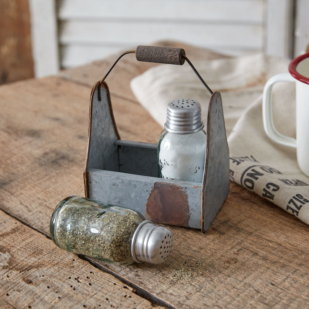 Lunch Pail Salt and Pepper Caddy - Bombay Mercantile