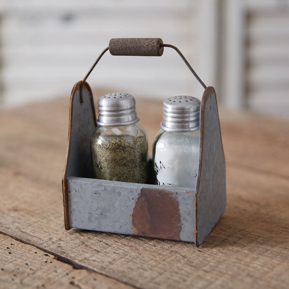 Lunch Pail Salt and Pepper Caddy - Bombay Mercantile