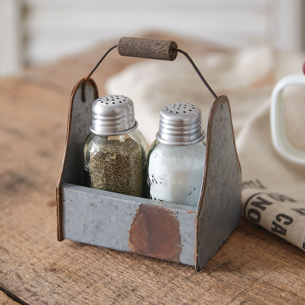 Lunch Pail Salt and Pepper Caddy - Bombay Mercantile
