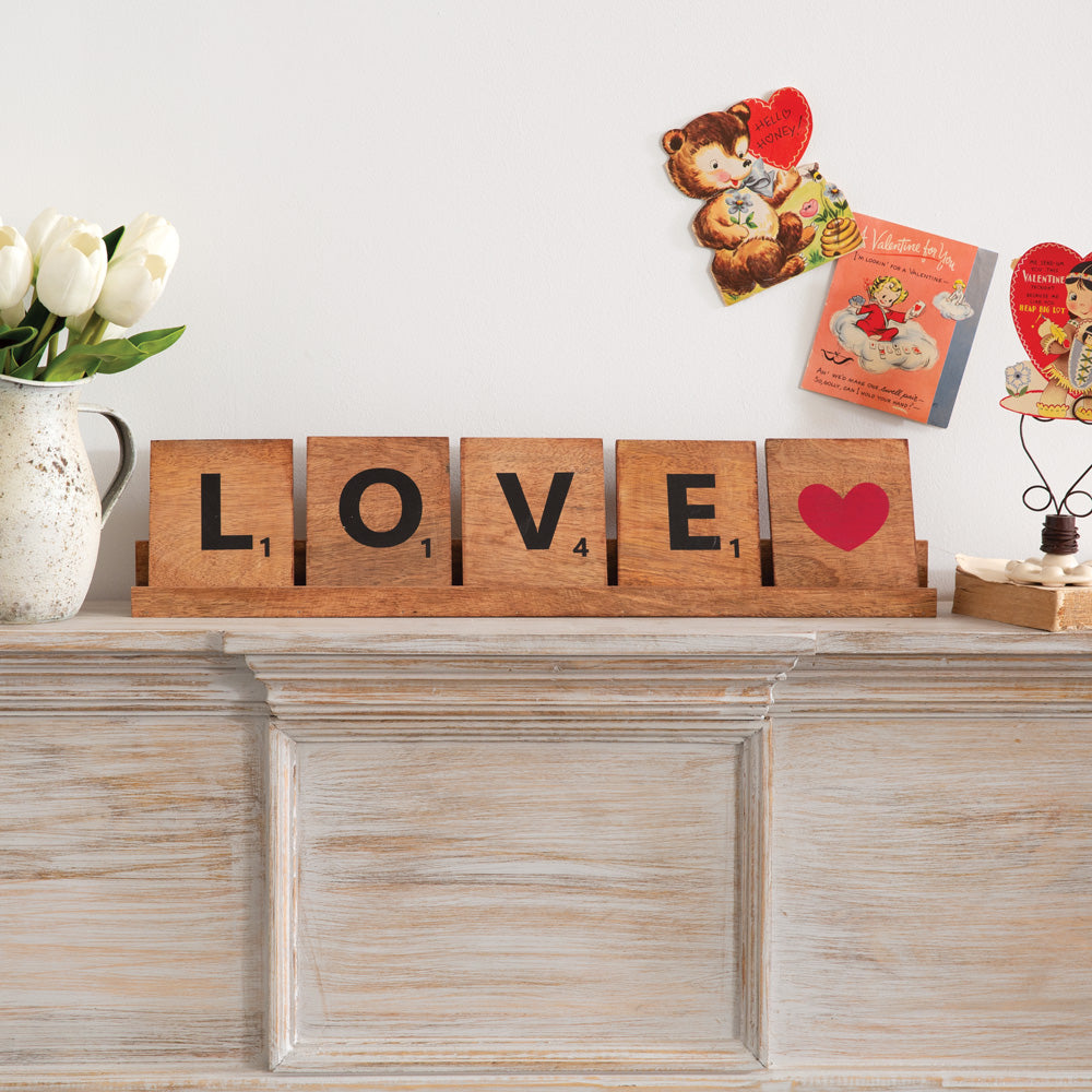 Love Tabletop Scrabble Sign - Bombay Mercantile