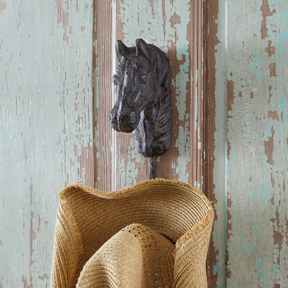 Cast Iron Horse Hook - Bombay Mercantile