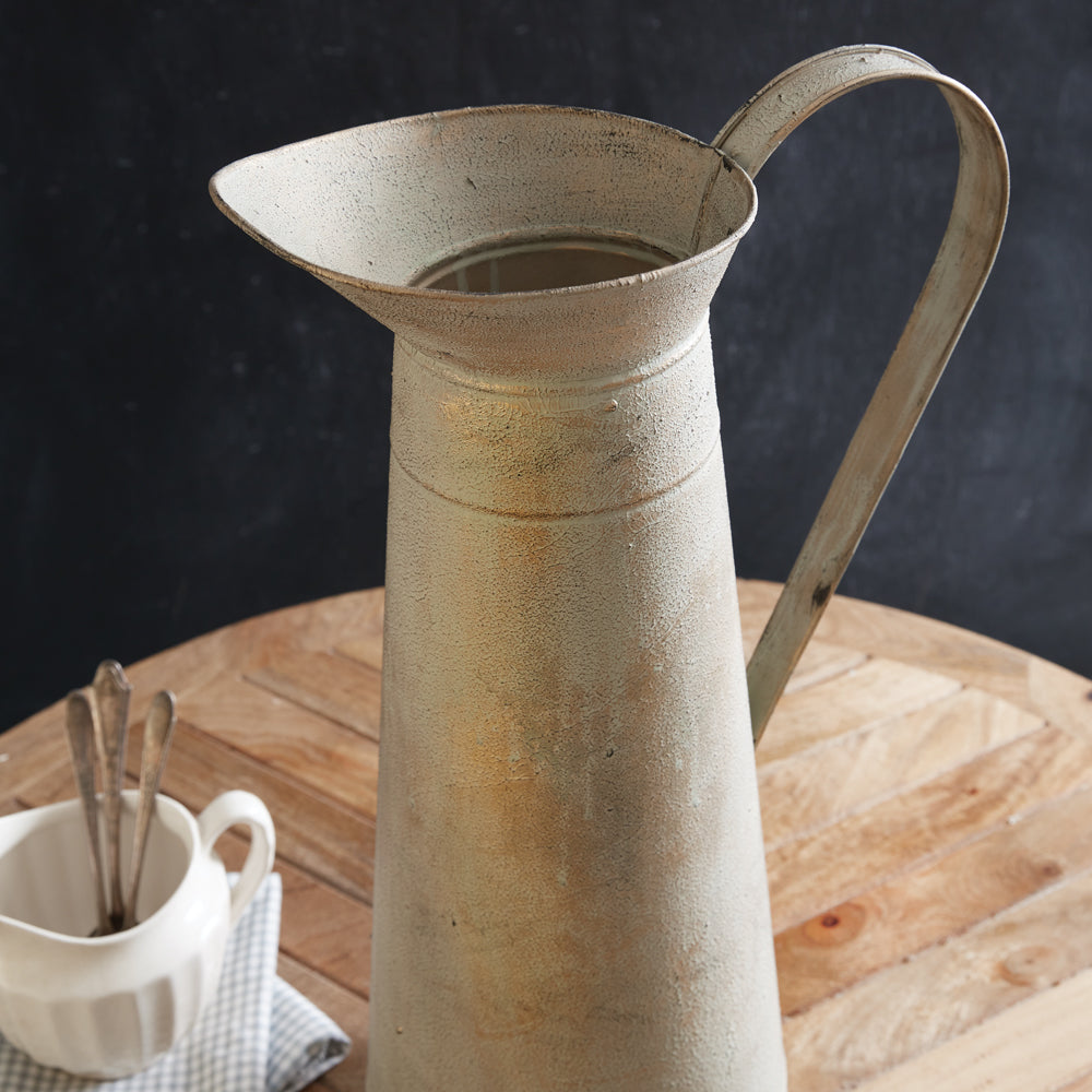 Gilded Farmhouse Tall Pitcher - Bombay Mercantile