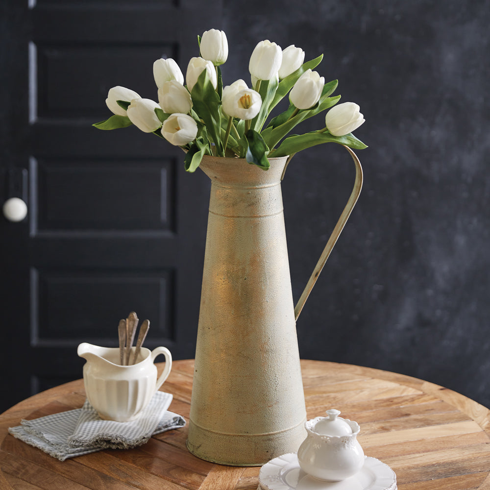 Gilded Farmhouse Tall Pitcher - Bombay Mercantile