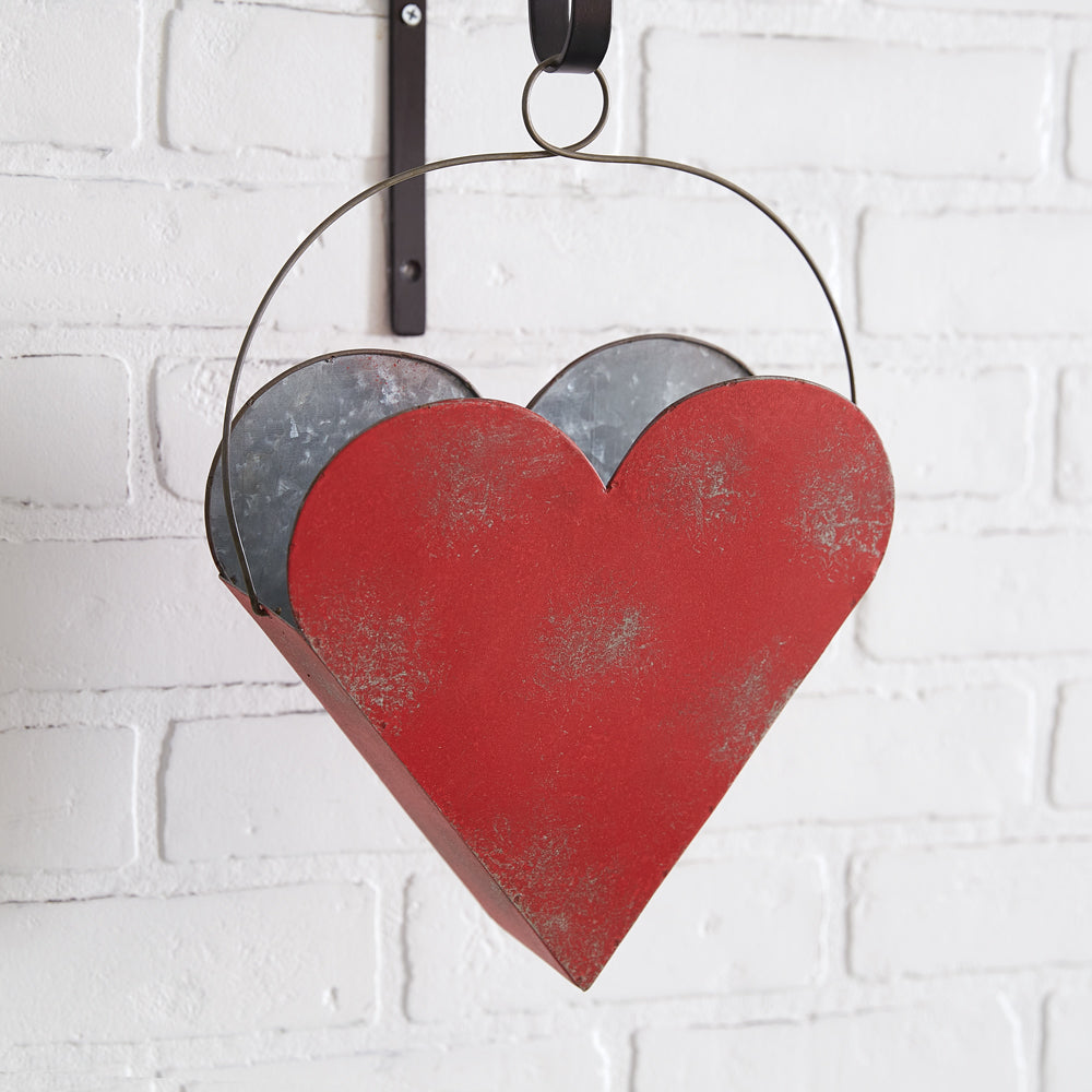 Hanging Heart Planter - Bombay Mercantile