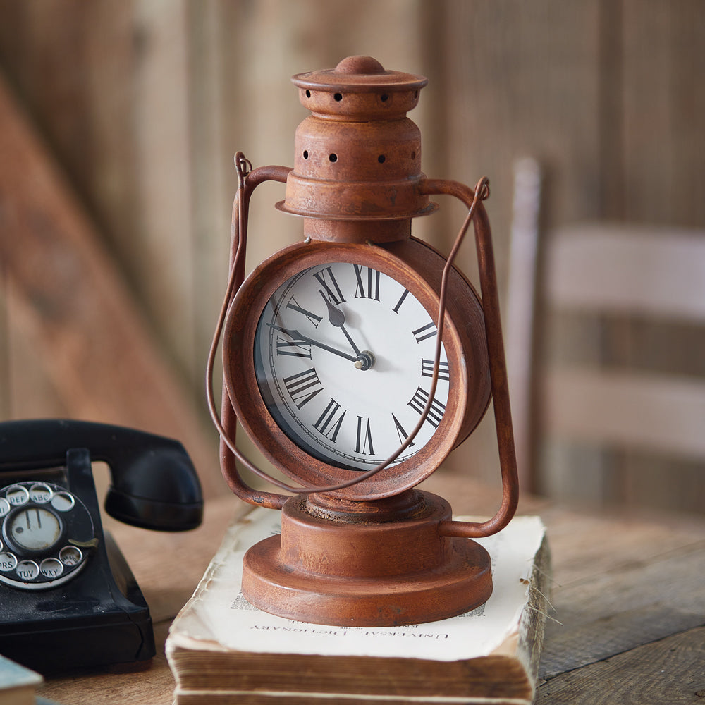 Vintage-Inspired Lantern Clock - Bombay Mercantile