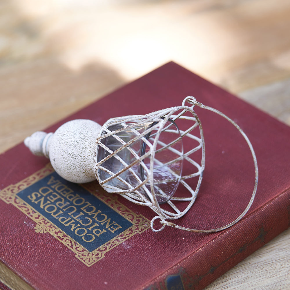 Hanging Wire Votive Holder - Box of 2 - Bombay Mercantile