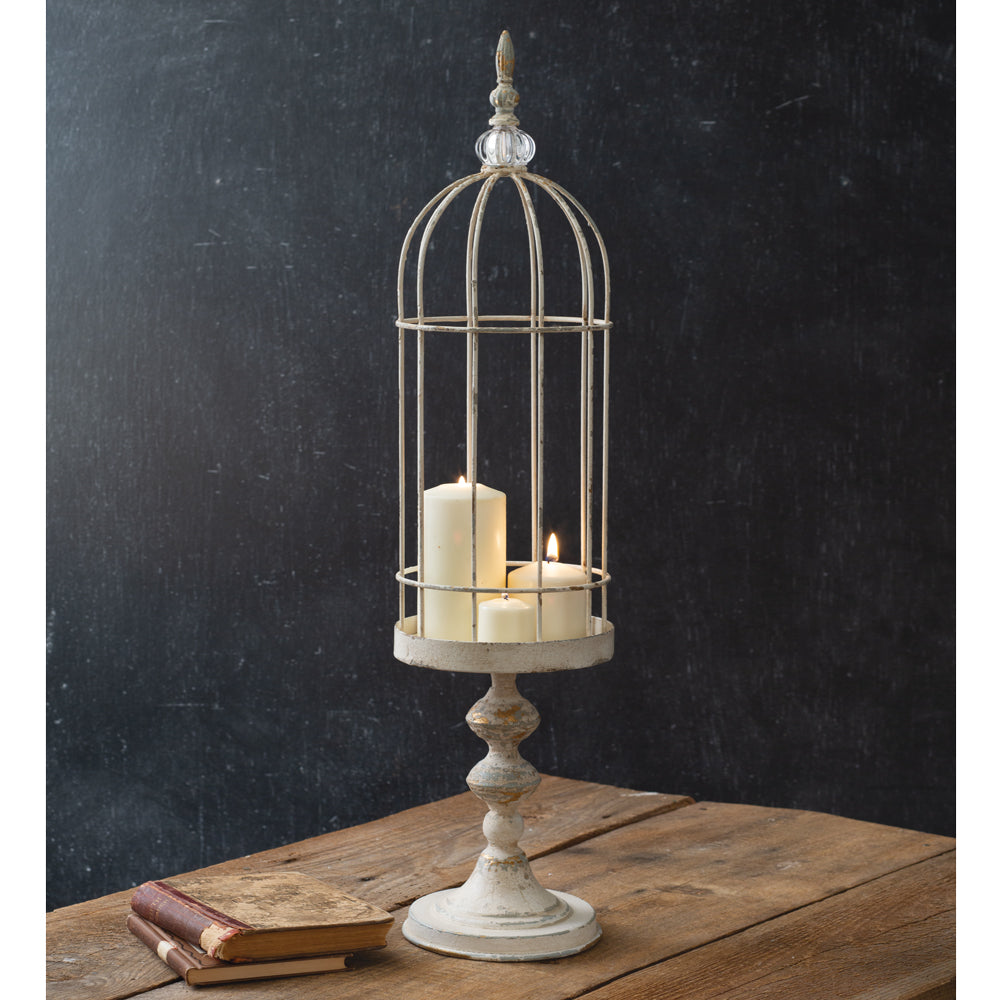 Tall Wire Cloche with Stand - Bombay Mercantile