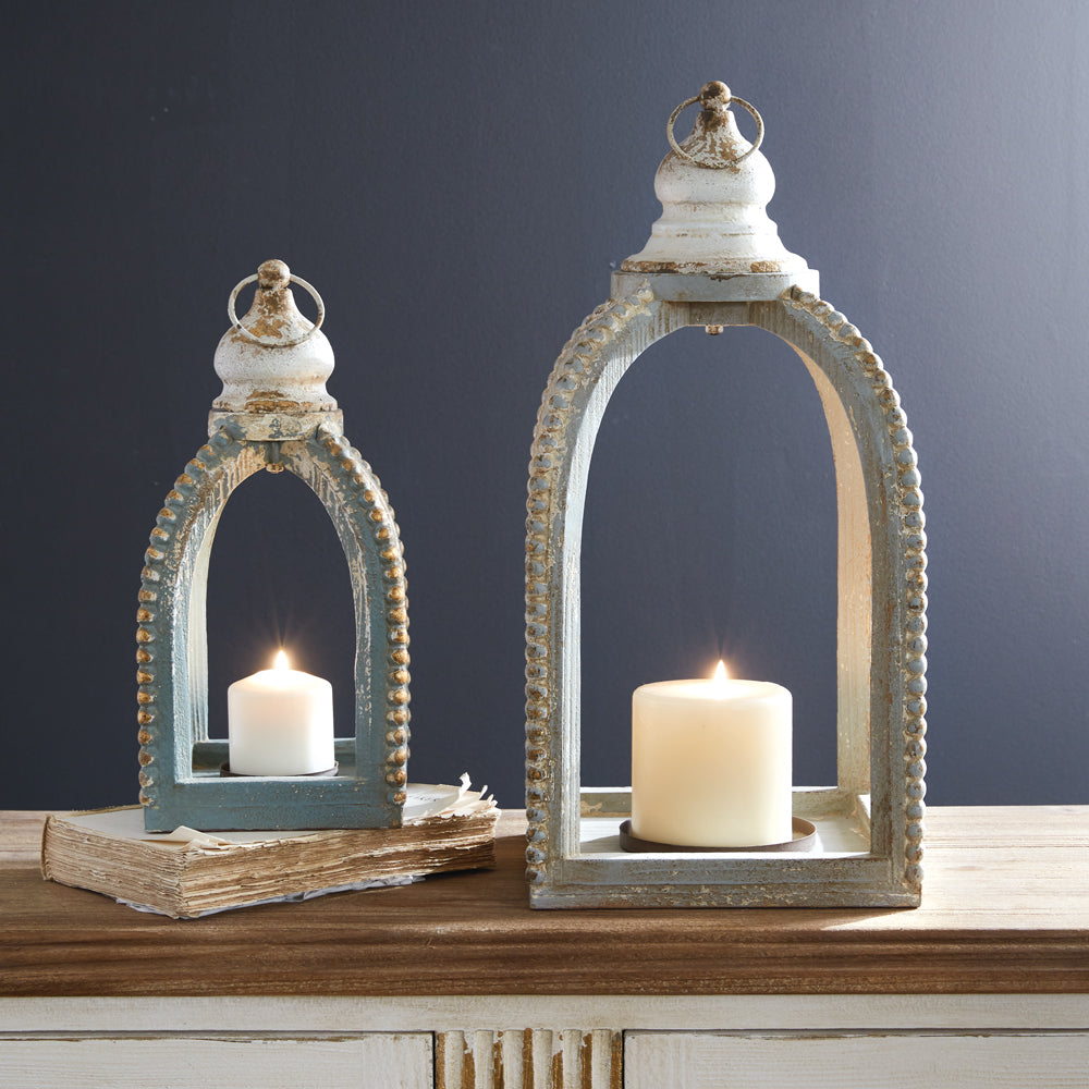 Set of Two St Tropez Lanterns - Bombay Mercantile