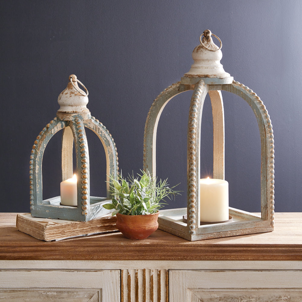 Set of Two St Tropez Lanterns - Bombay Mercantile