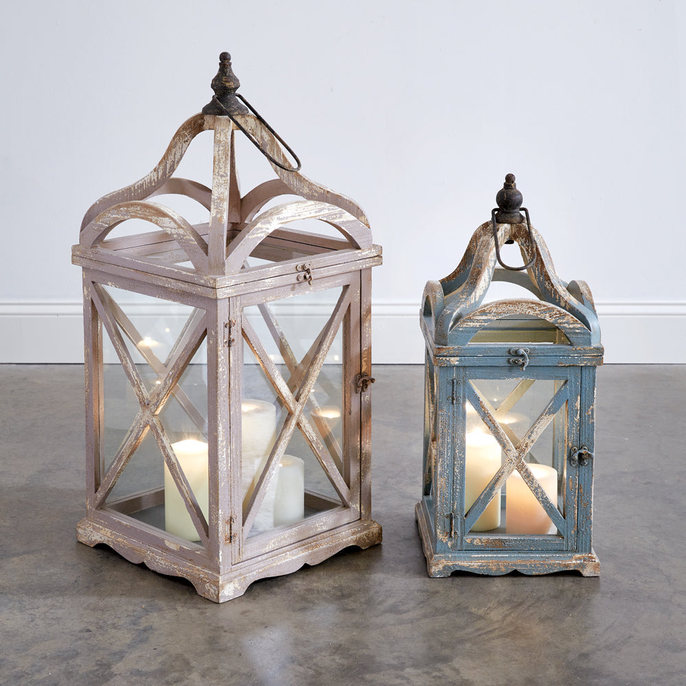Set of Two Loire Valley Lanterns - Bombay Mercantile