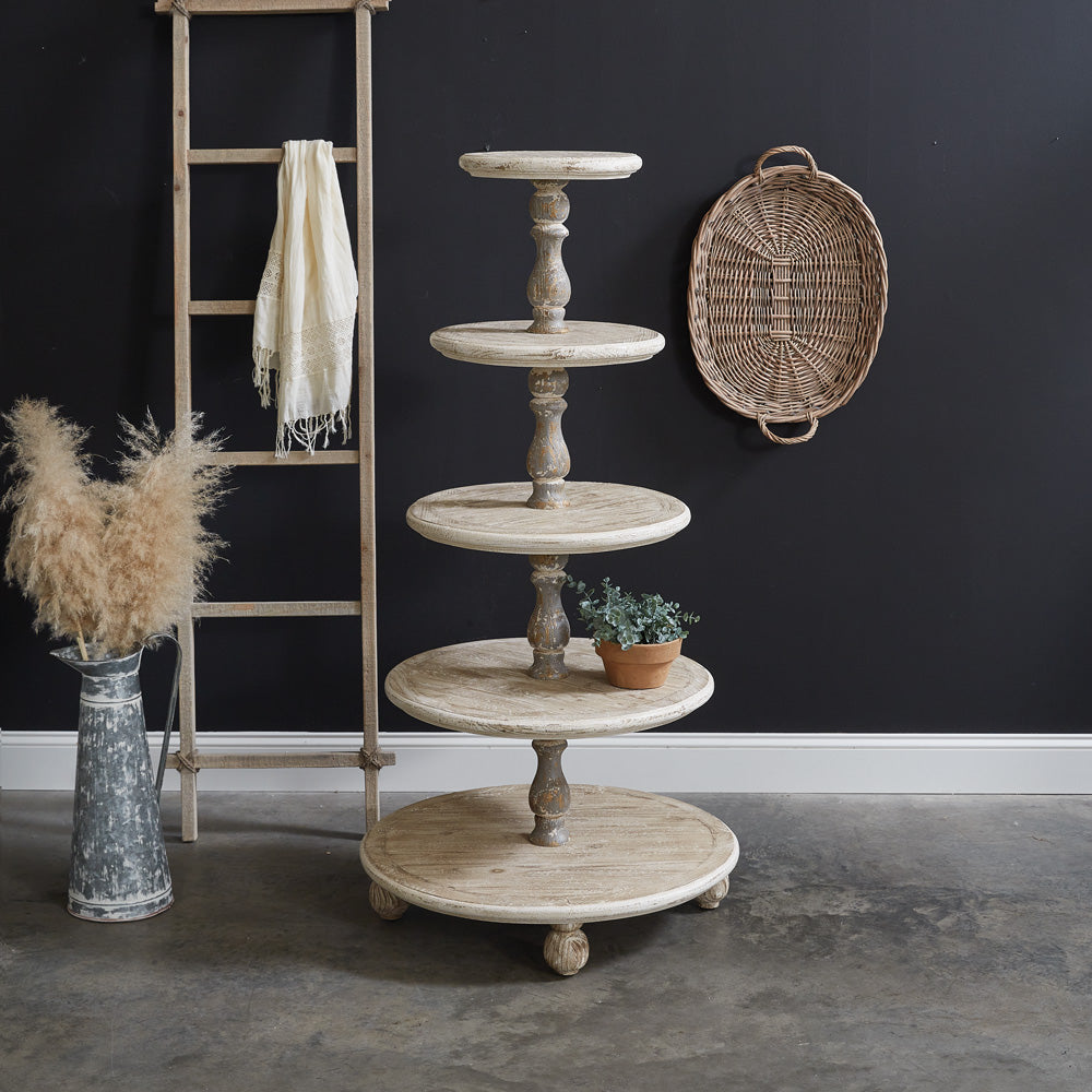 Five-Tier Round Display - Bombay Mercantile
