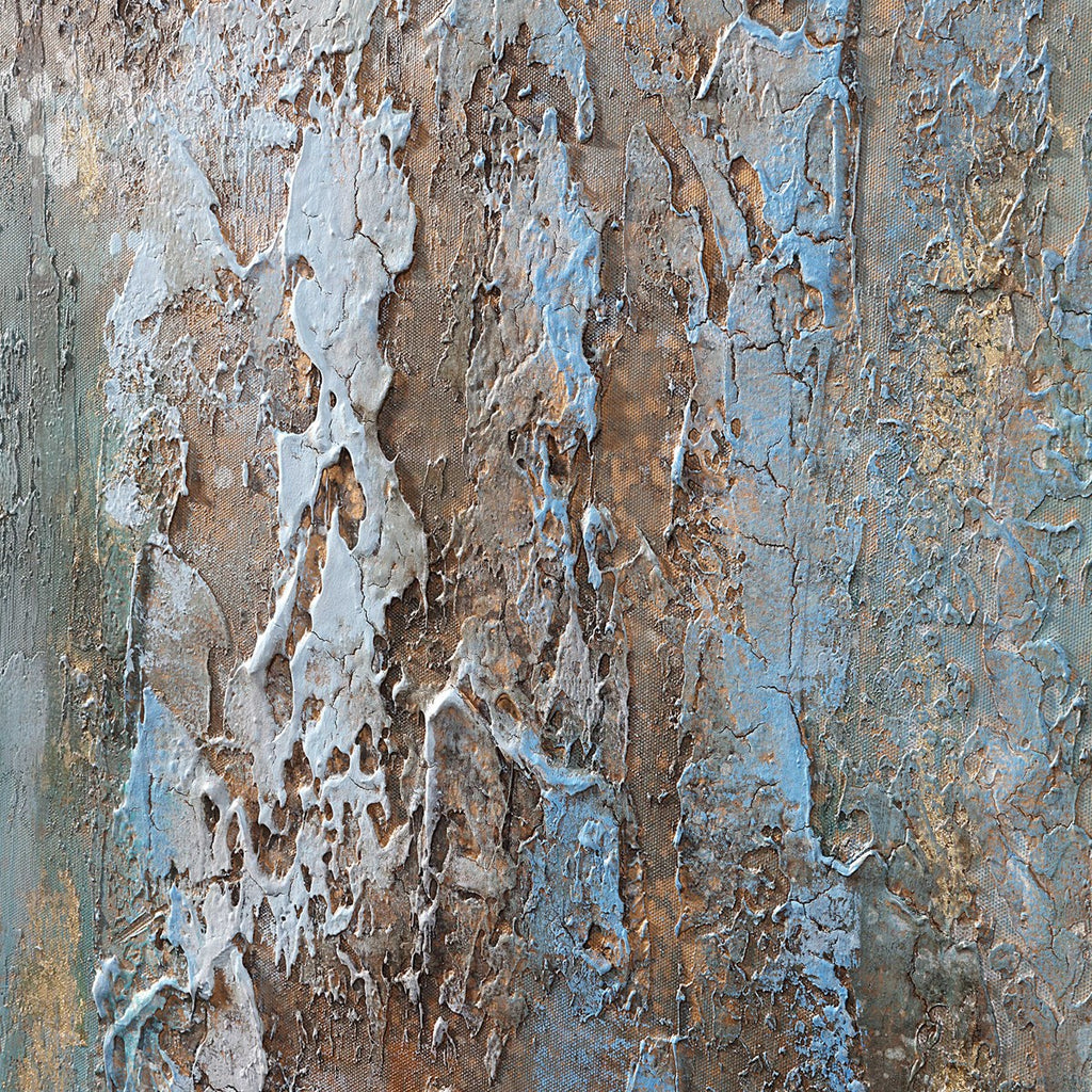 Rendezvous Hand Painted Abstract Art - Bombay Mercantile