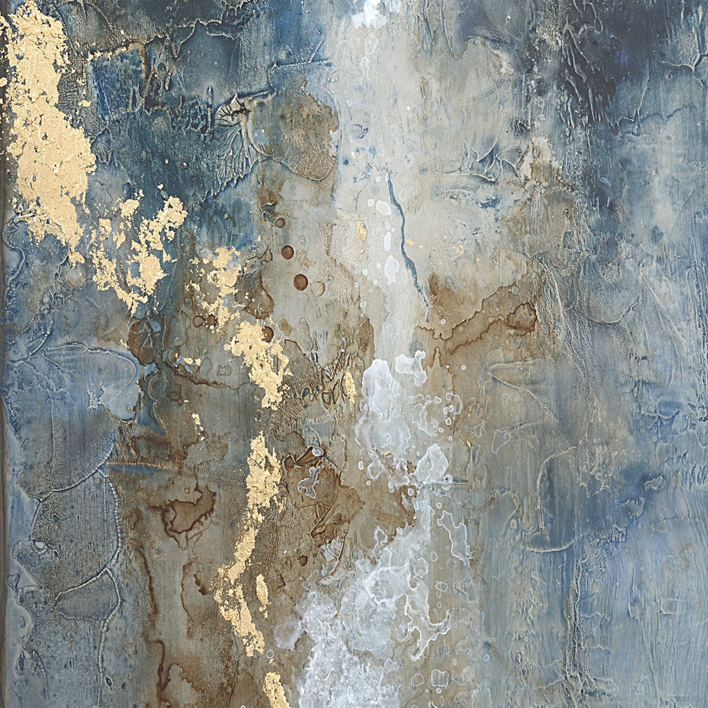 Rendezvous Hand Painted Abstract Art - Bombay Mercantile