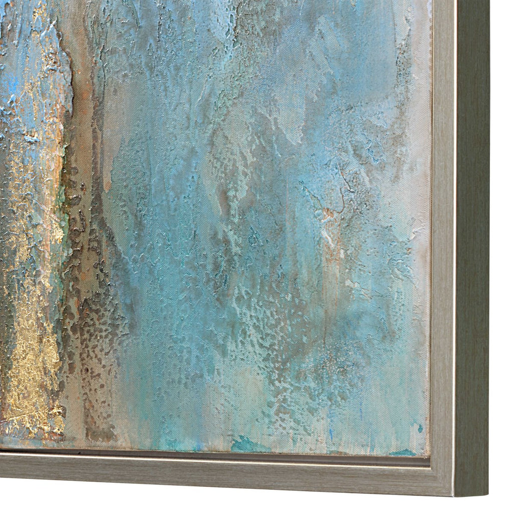 Rendezvous Hand Painted Abstract Art - Bombay Mercantile