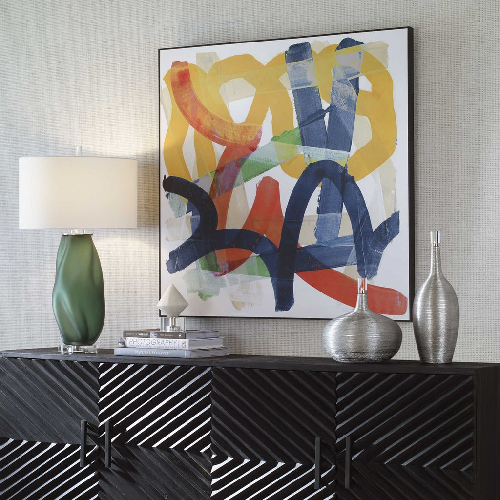 Midtown Graffiti Framed Print - Bombay Mercantile