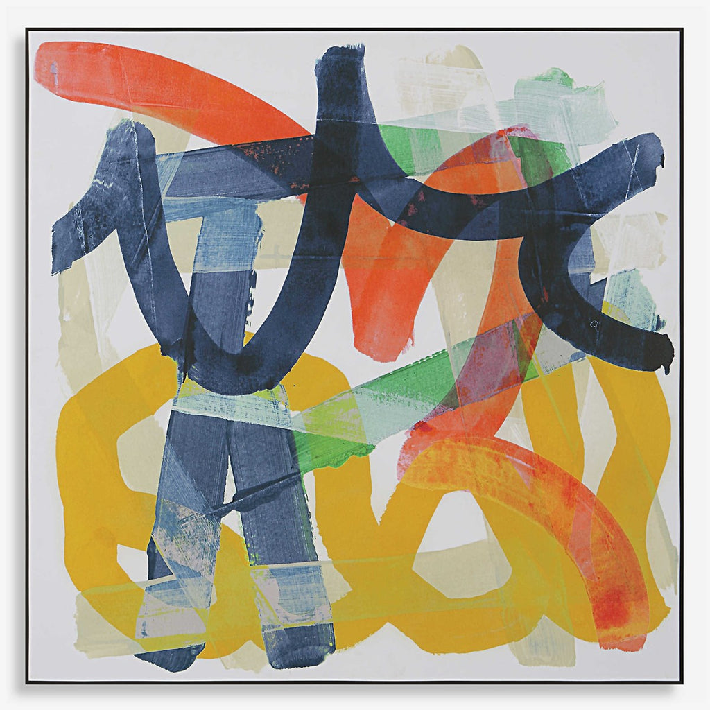 Midtown Graffiti Framed Print - Bombay Mercantile