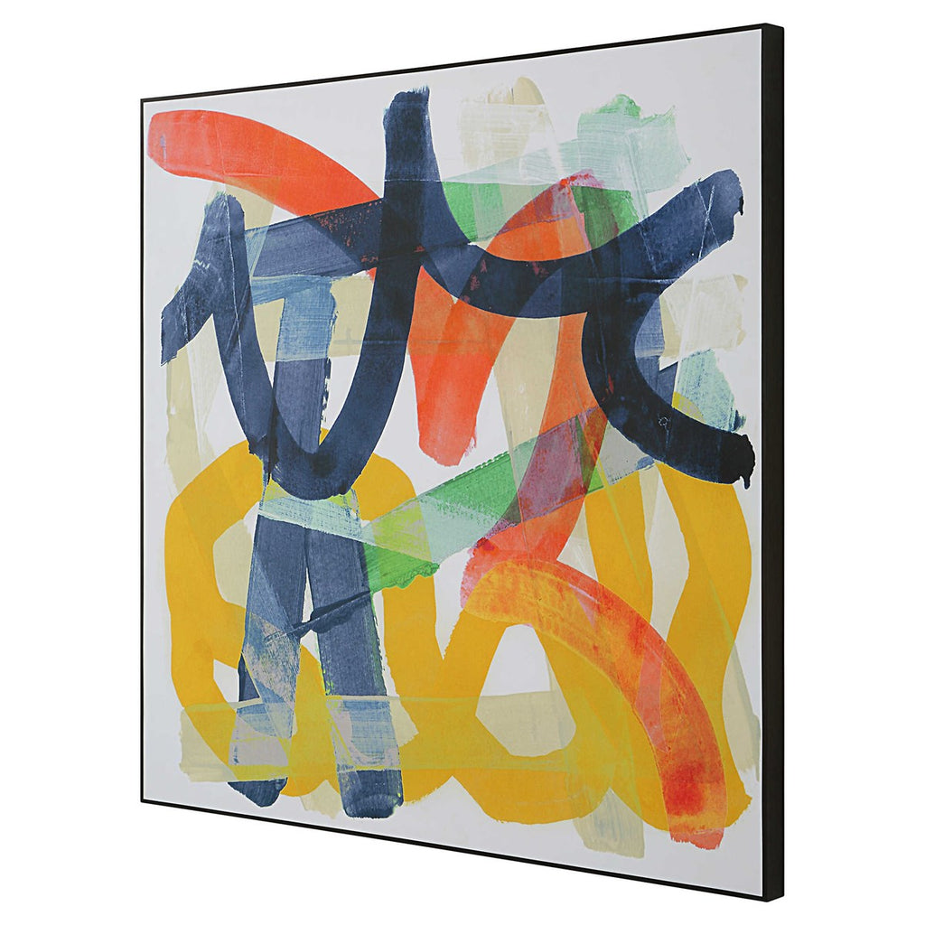 Midtown Graffiti Framed Print - Bombay Mercantile