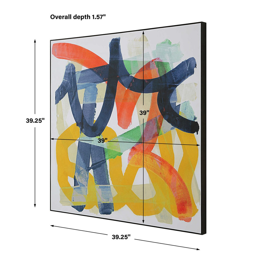 Midtown Graffiti Framed Print - Bombay Mercantile