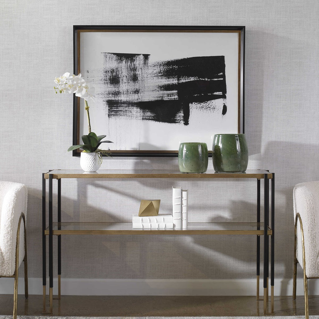 Mystere Framed Contemporary Print - Bombay Mercantile