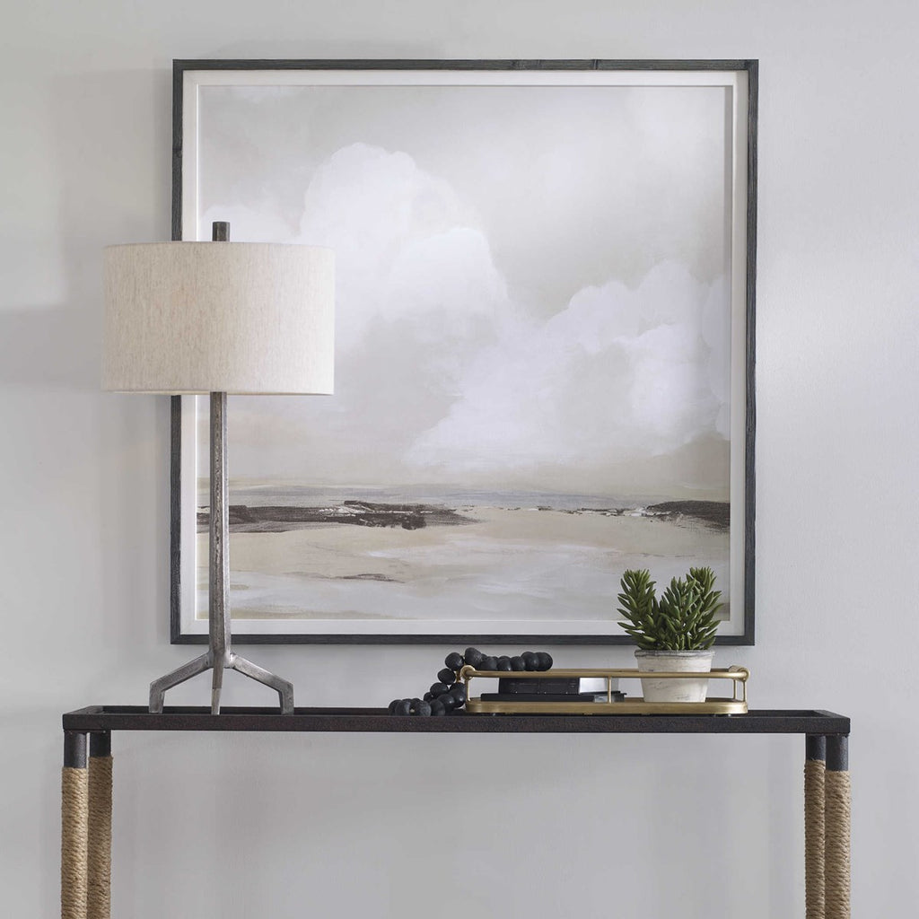 Soft Clouds Framed Print - Bombay Mercantile